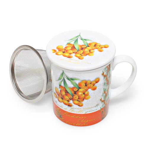 Kräuterteetasse Sanddorn