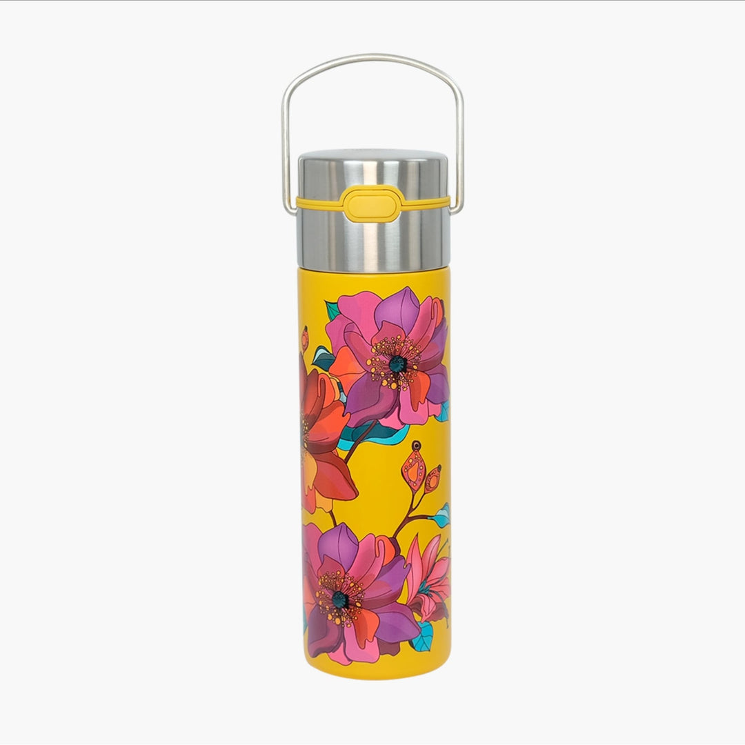 LEEZA Poppy yellow Trinkflasche