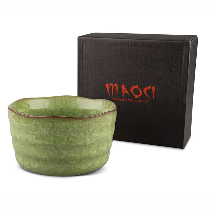 Matcha - Schale Crackle 400ml Geschenkbox