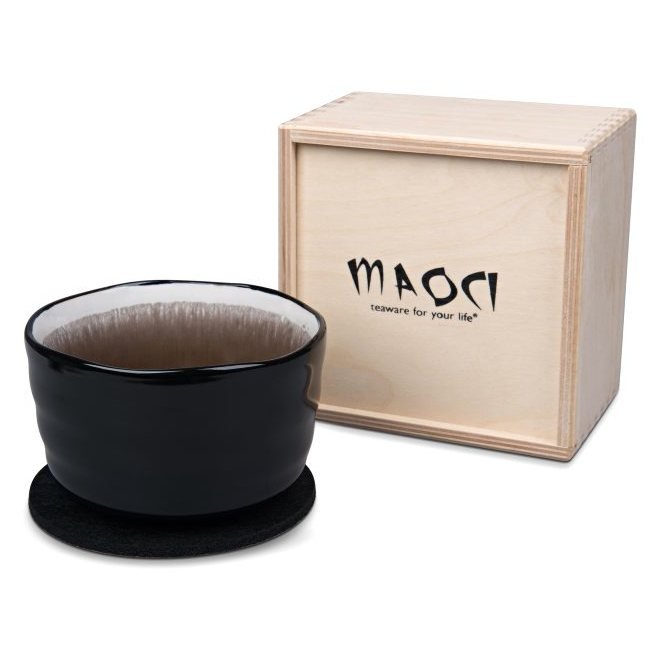 Matcha - Schale mit Filzuntersetzer Geschenkbox