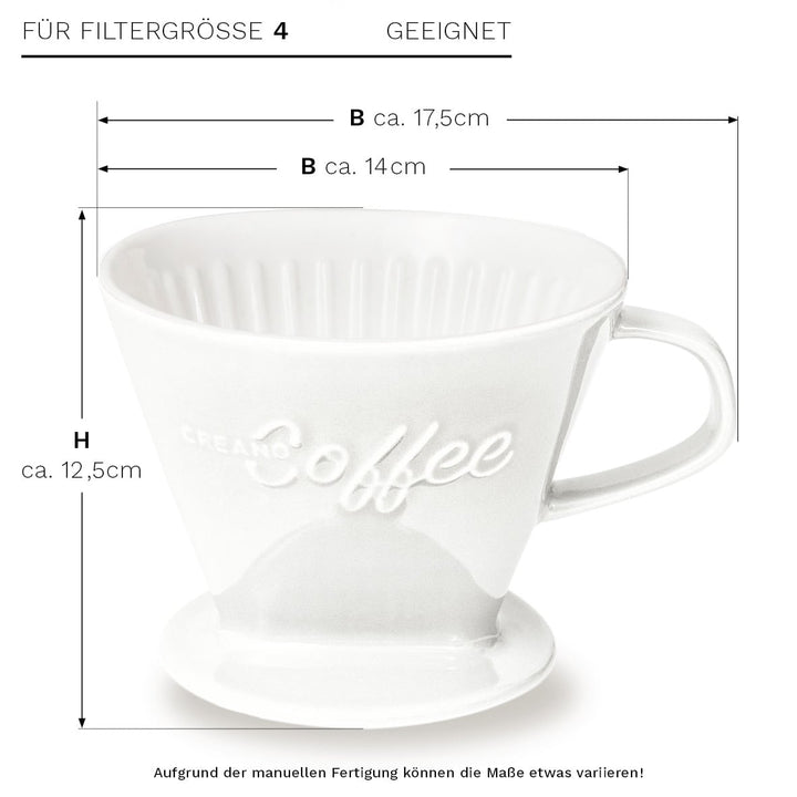 Porzellan - Kaffeefilter