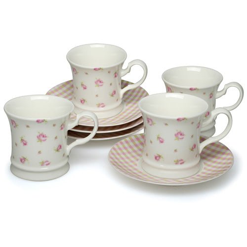 Tasse und Untertasse Emma (4er - Set)