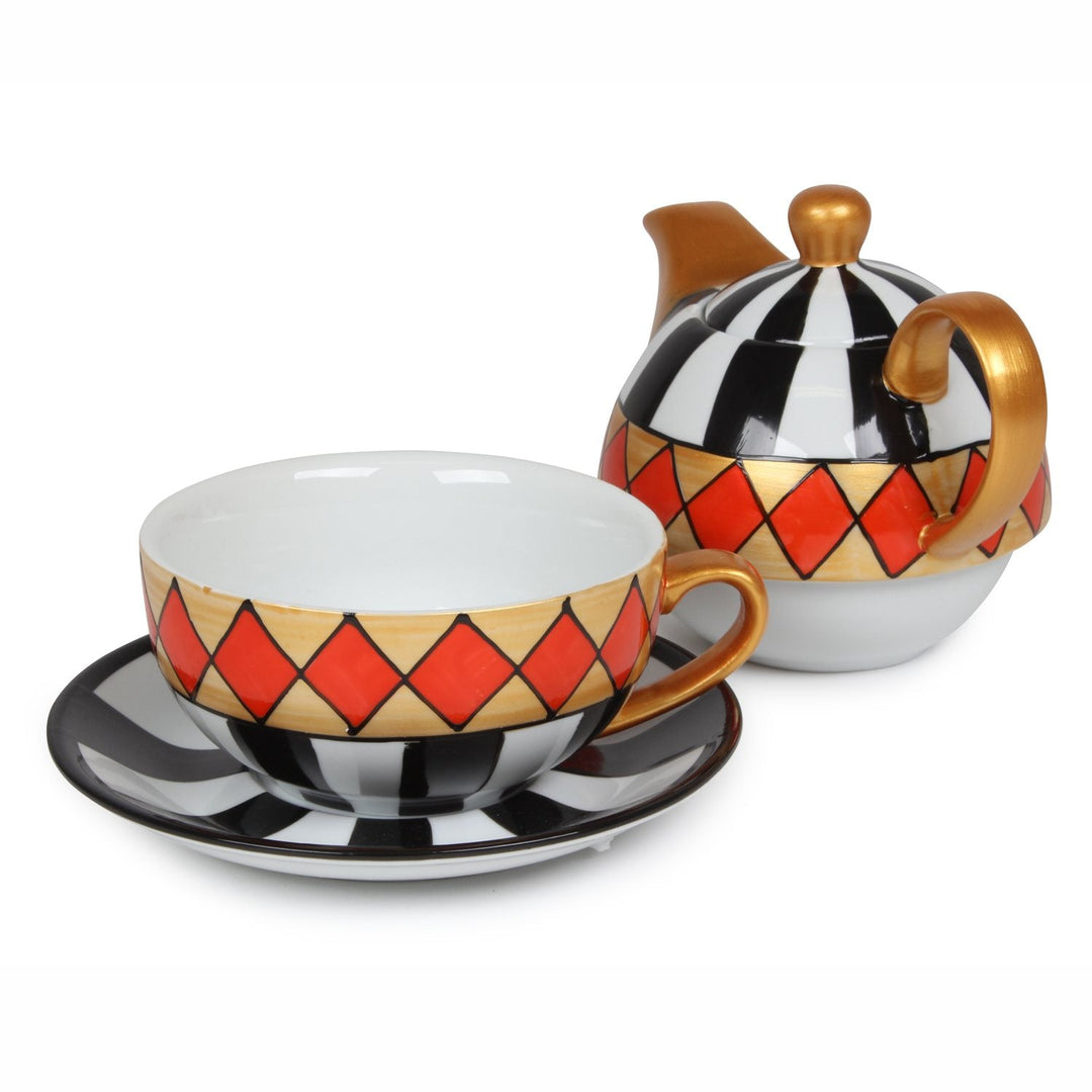 Tea - for - One Set Harlekin