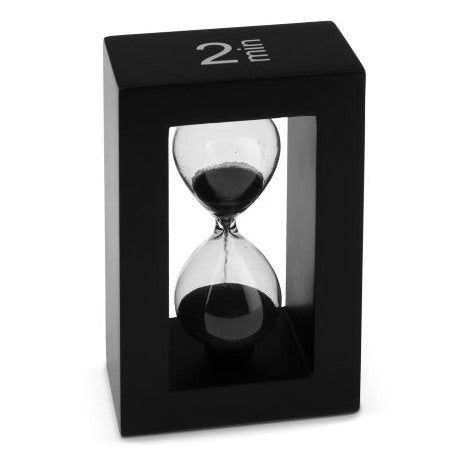 Tea - Timer Sanduhr 2 Min Schwarz