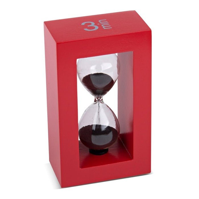 Tea - Timer Sanduhr 3 Min Rot