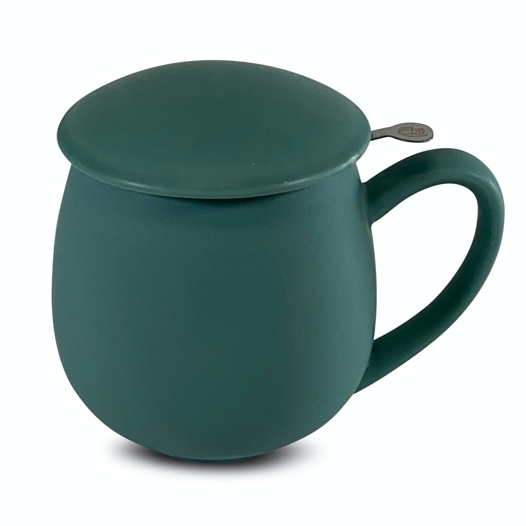 Teetasse Saara Matt - Petrol mit Sieb